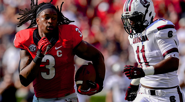 NCAA Football: South Carolina at Georgia